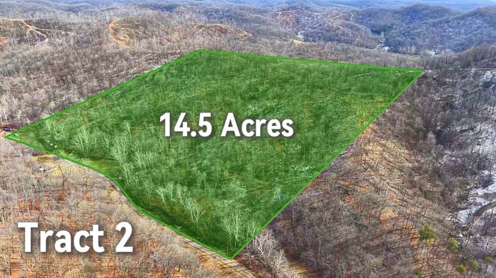 Stand location and travel corridor on 14.5 acre weekend hunting property in Ohio