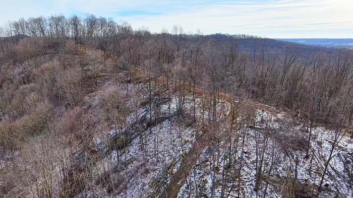 Equipment shed and gear storage on 40 acre hunting property near Waverly Ohio
