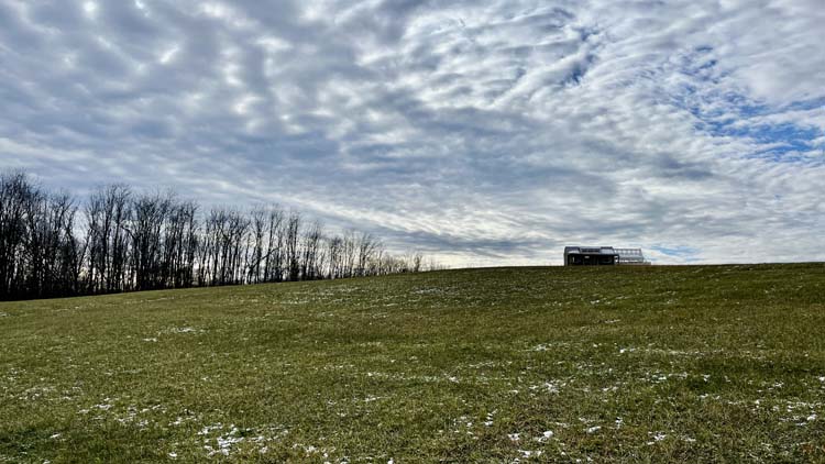 Ohio recreational land with mix of timber open field and established access drive