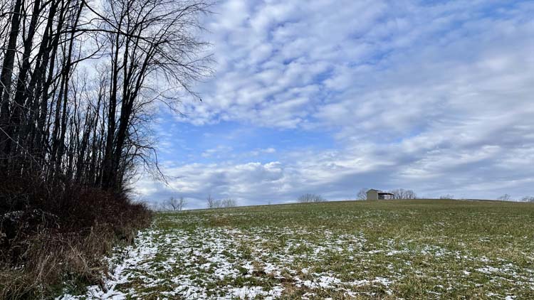 Harrison County Ohio recreational property with road frontage on Arbaugh and Johnston Road