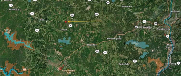 Recreational land in Ohio with deer habitat hardwoods and open field