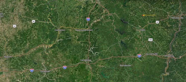 Harrison County Ohio land ideal for cabin build hunting or weekend retreat