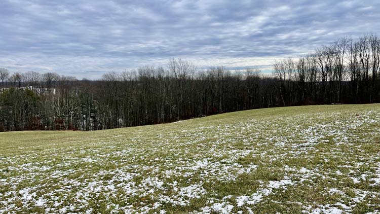 Sleeper and storage cabin on secluded Harrison County Ohio getaway property