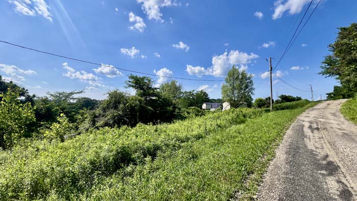 Rural township road frontage with great access.