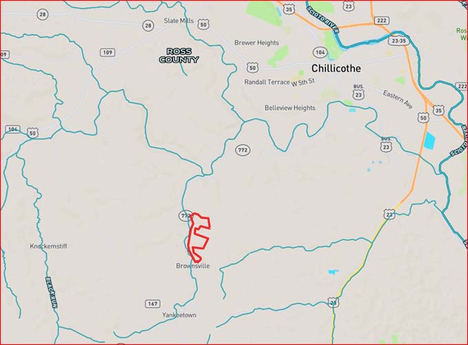 Scenic timberland with natural terrain variation