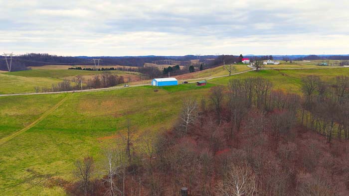 Ohio acreage with wooded ridges and habitat structure