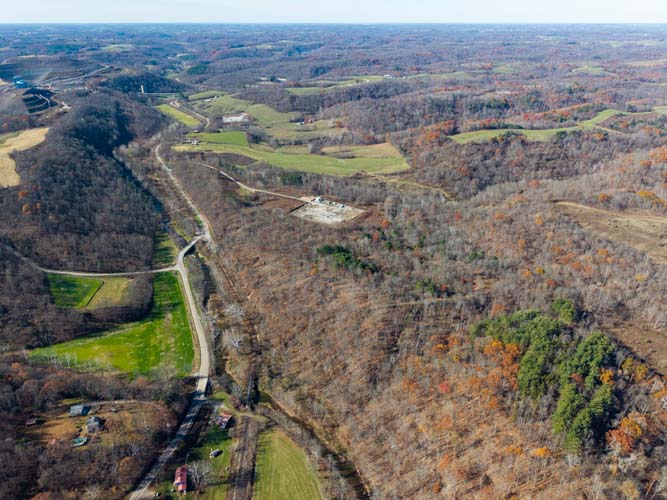 open field near OH-148 road frontage