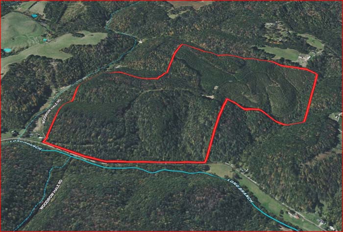 Old roadbed improved for private access