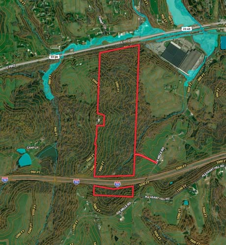 Ridge-top timber with future cabin potential
