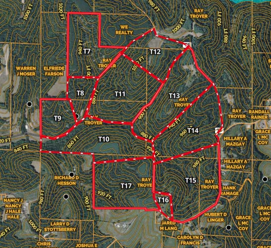 Hunting and recreational land in Noble County Ohio