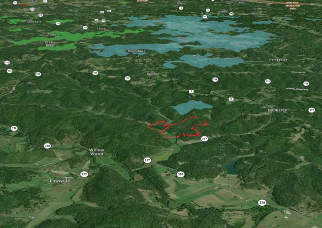 Skyline ridge with views